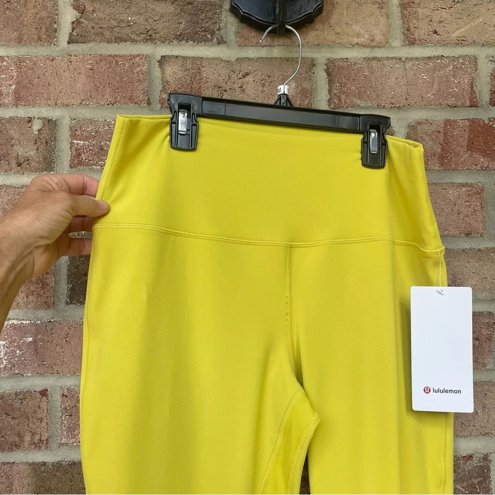 Lululemon yellow Align High Rise Leggings 28” inseam NWT 12 - Picture 2 of 10